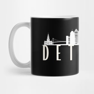 Detroit City Skyline Mug